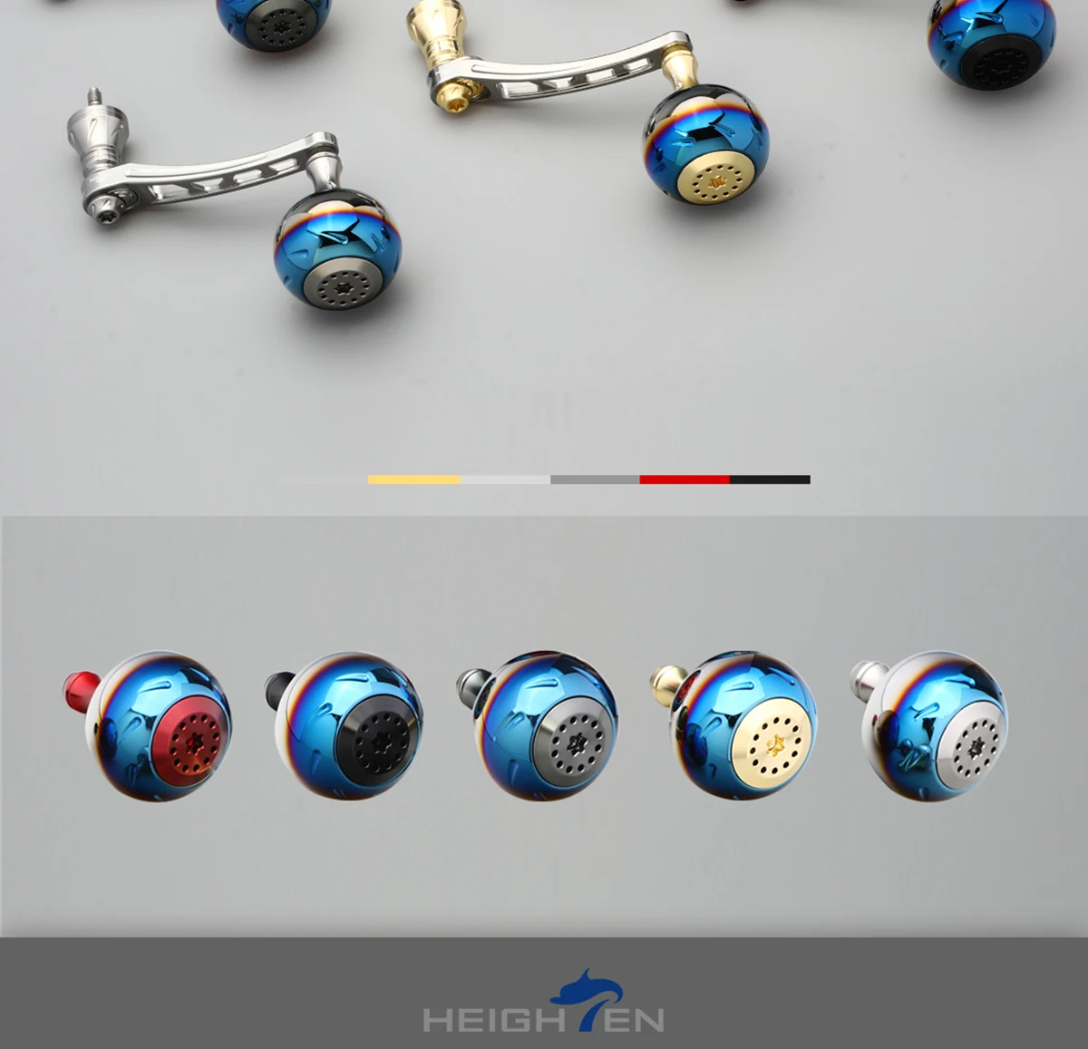 HEIGHTEN Power Handle Knob 30/38/45mm 32g für Shimano Stradic SW Twinpower SW Ultegra 5000-8000 Rollen – Detail 10