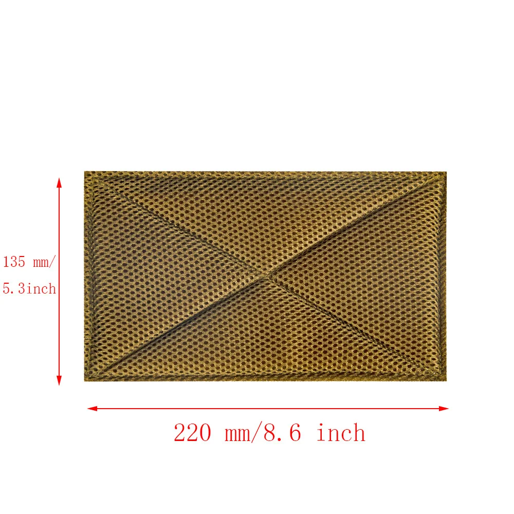 Cuscino traspirante Tattico Mesh Pad Appeso Loop Patch D3CRM MK3 MK4 Pettorale Rig Vest Carrier Plate Airsoft Caccia Accessori