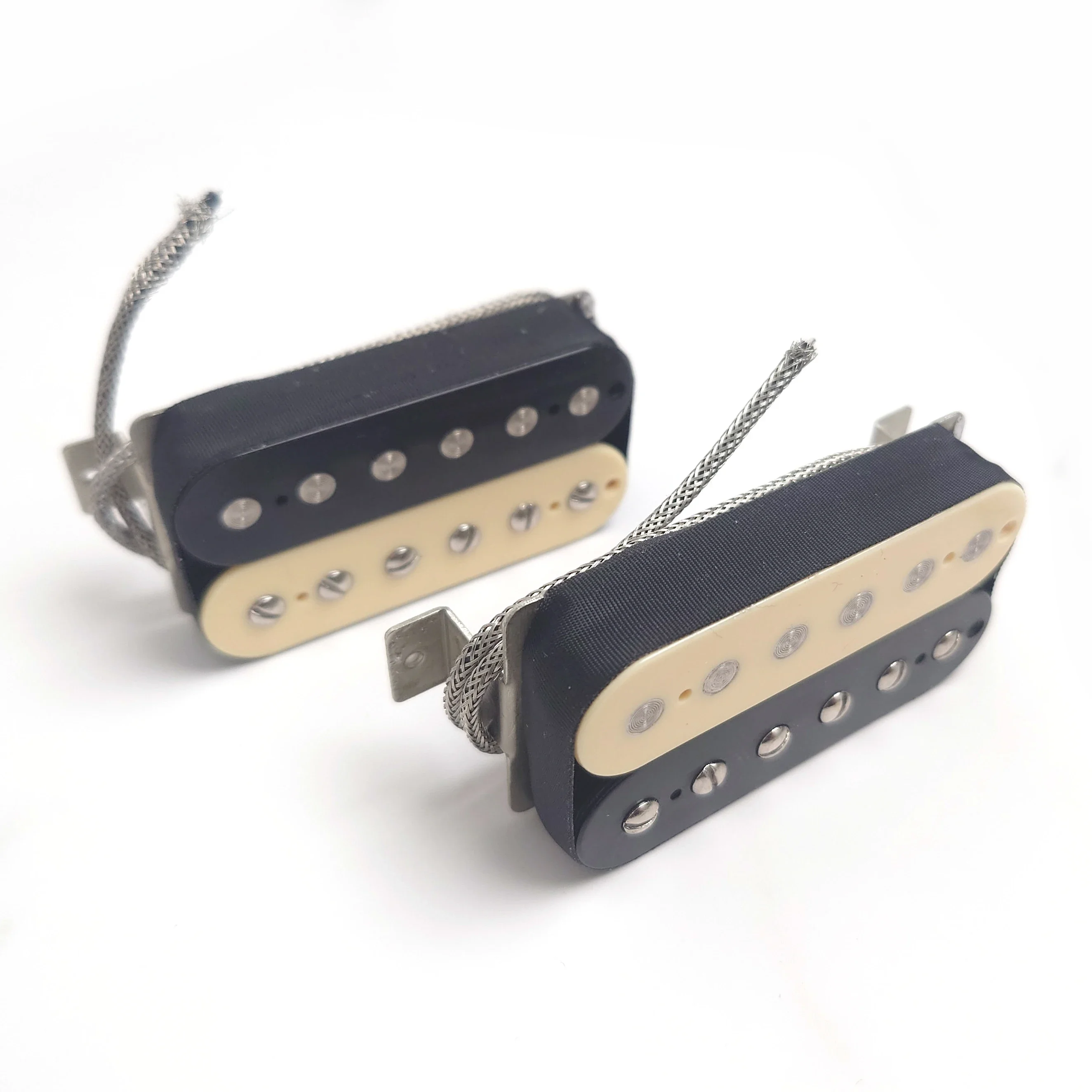 Humbucker Guitar Pickups Alnico II 50/50mm Bridge/Neck 2C Zebras for 6 String LP or ST Electric Guitars Replacement Parts