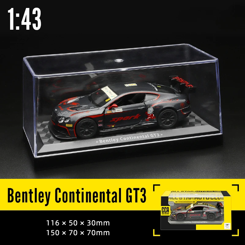 CCA MSZ 1:43 Lamborghini Aventador SVJ 63 Maserati McLaren Land Rover Guard BMW Benz Car Model With Helmet Acrylic Box Alloy Car