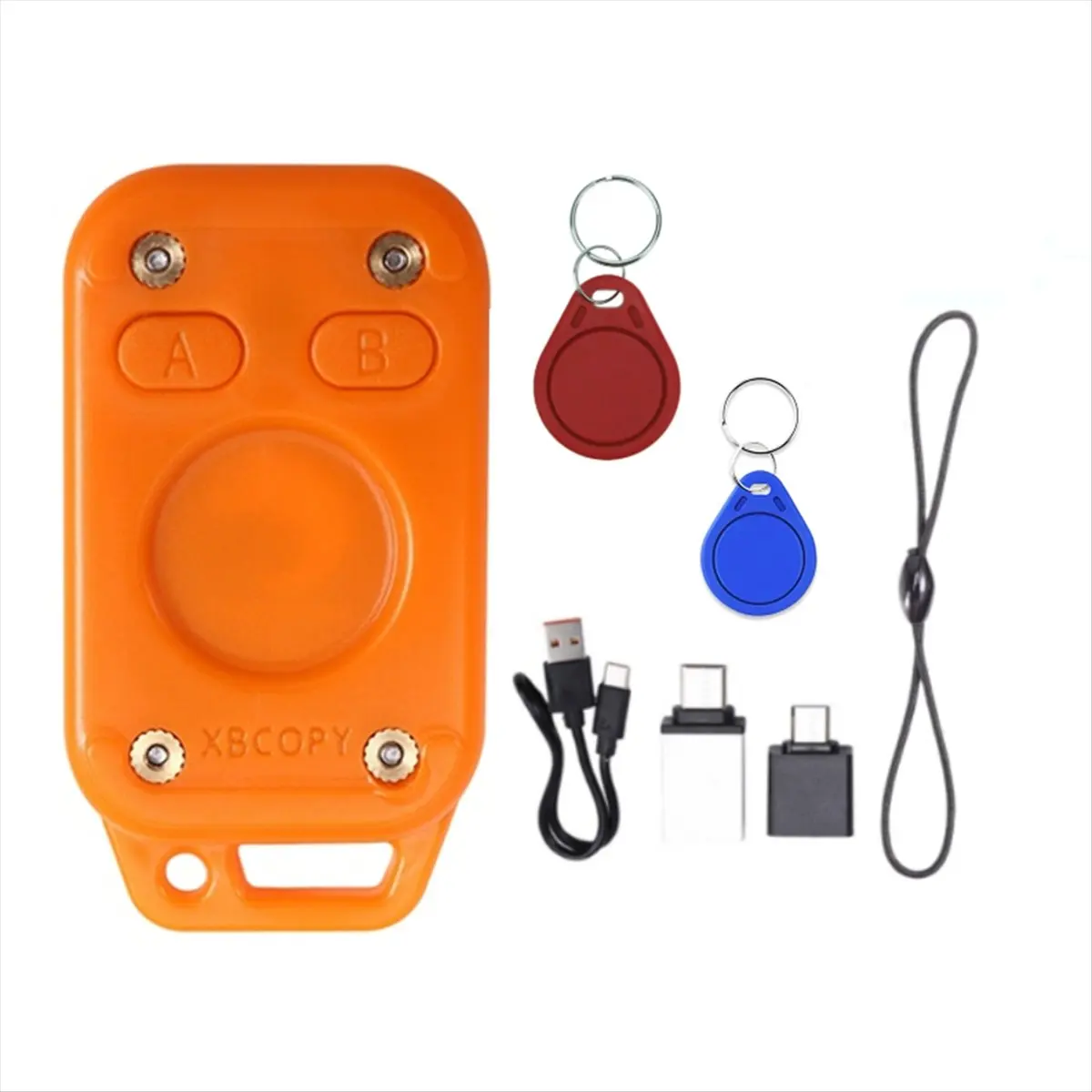 Neustart Chameleon V2.0 RFID-Emulator 125 kHz 13,56 MHz Smart Reader + 1 x CUID/UID Schlüsselanhänger Chameleon Ultra-Karten-Duplikator