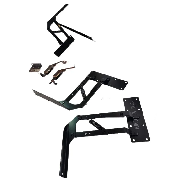 Coffee Table Spring Lift Folding Hinge,Table Top Connecting Fitting,Crossbar Reinforced Stable Lifting Hardware Accessory