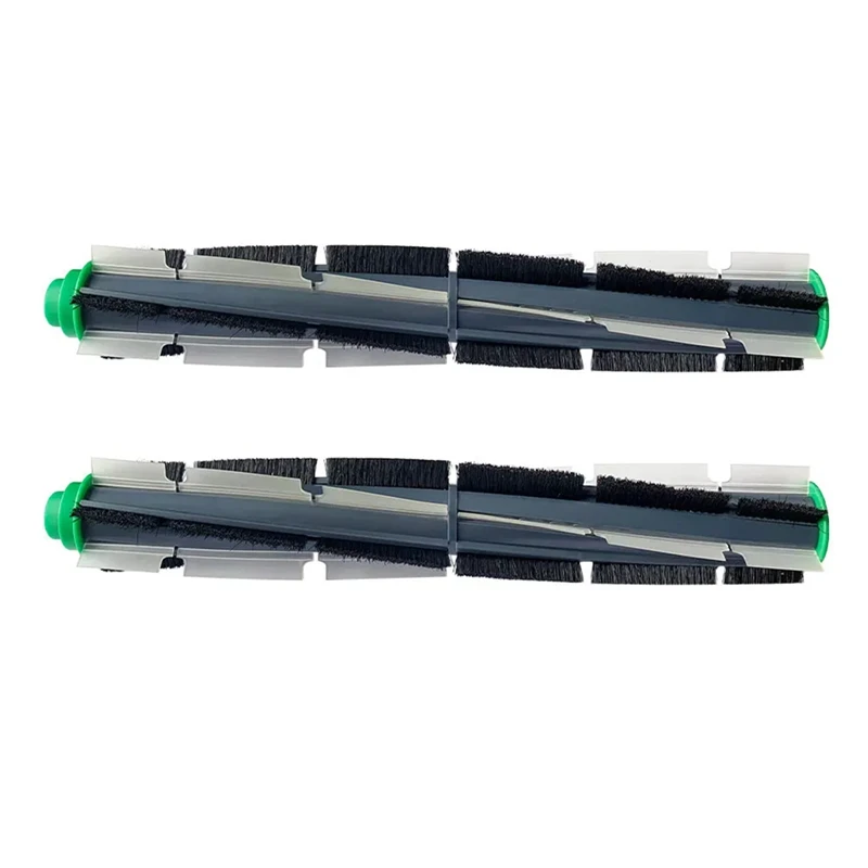 Substituição Rubber Roller Brush para Vorwerk VR200, VR300 Robot Aspirador, Peças sobressalentes plásticas, 2 pcs