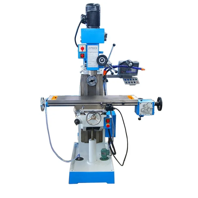 Manual Milling machine zx7550cw for metal milling function