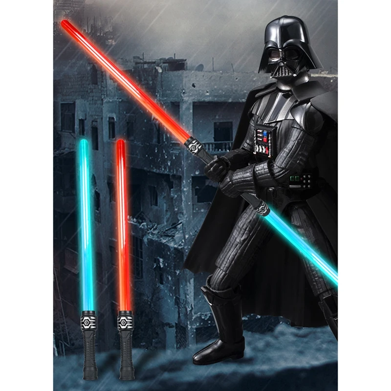 Brinquedos Lightsaber para Crianças, Espada Luminosa do Sabre Jedi, Luz Brilha no Escuro, 1 PC