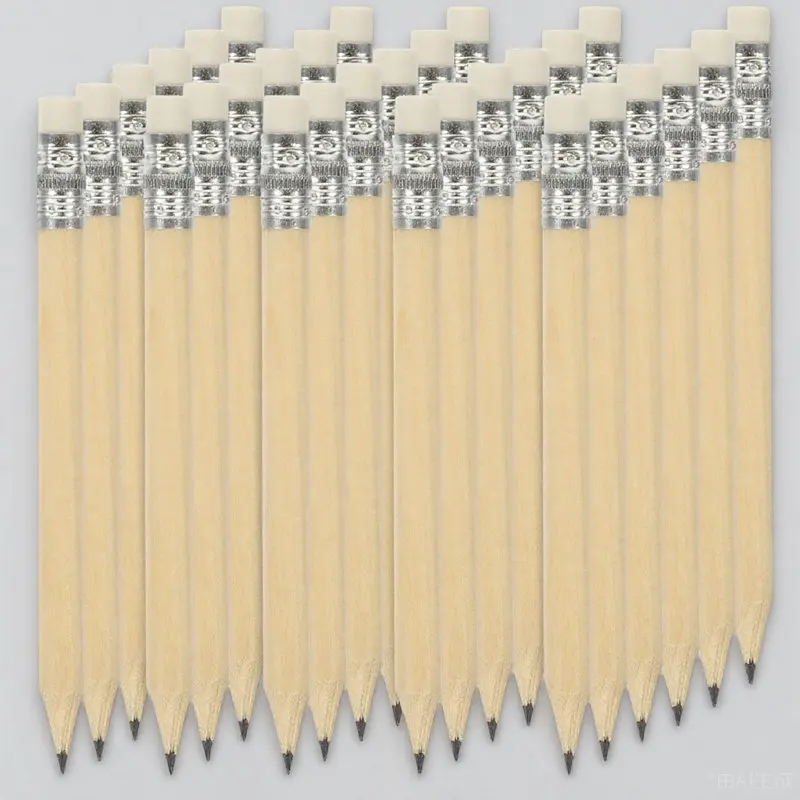 

Набор из 40 мини-карандашей из цельного дерева: удобные, для чёткого рисования, скетчинга, живописи и черчения