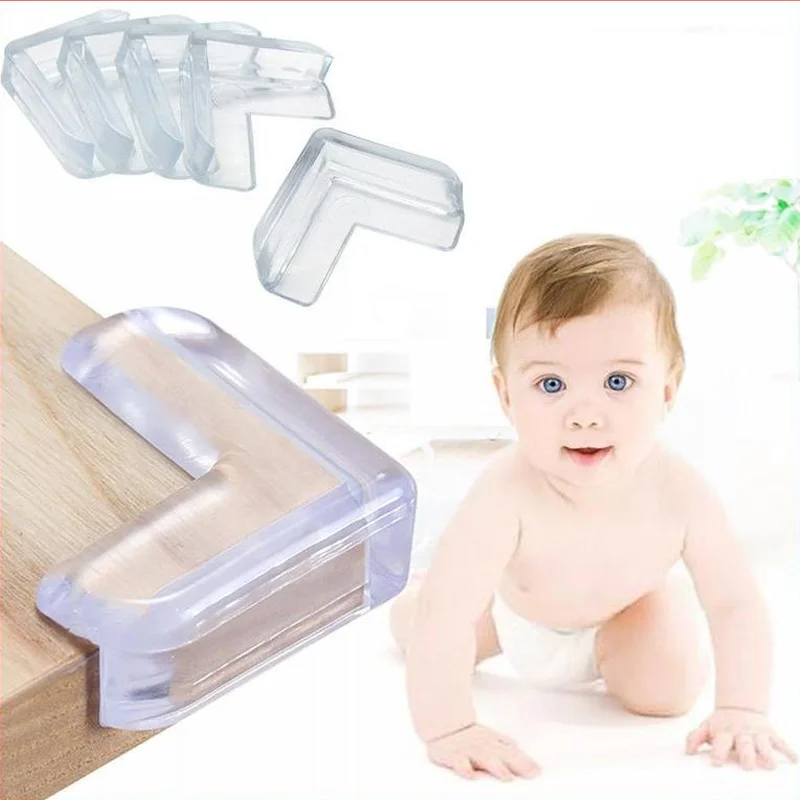 50Pcs Baby Silicone Safety Protector Table Corner Protection From Children Anticollision Edge Guards Cover