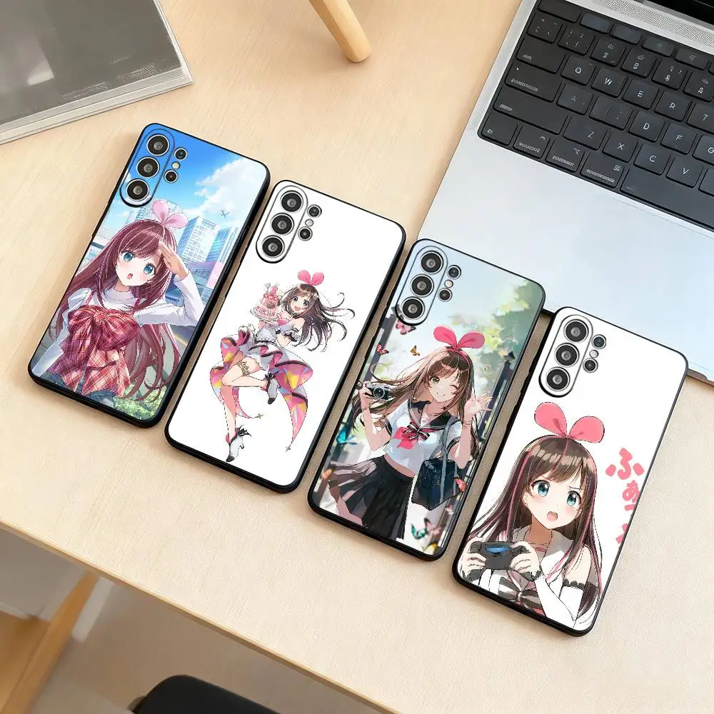 VTuber Kizuna AI  Phone Case For Samsung S25,S24,S21,S22,S23,S30,Ultra,S20,Plus,Fe,Soft Silicone Black Cover