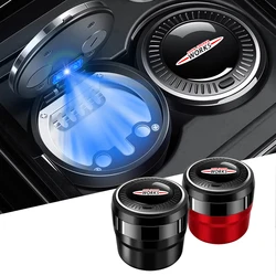 Car Ashtray Flame Retardant Vehicular Ashtray with LED Light John Cooper Works for Mini Cooper S R50 R52 R53 R55 R56 r55 R57 R58