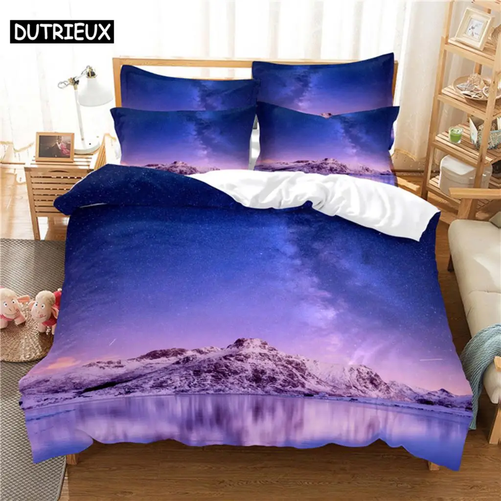 

Starry Night Bedding Set Duvet Cover Set 3d Bedding Digital Printing Bed Linen Queen Size Bedding Set Fashion Design