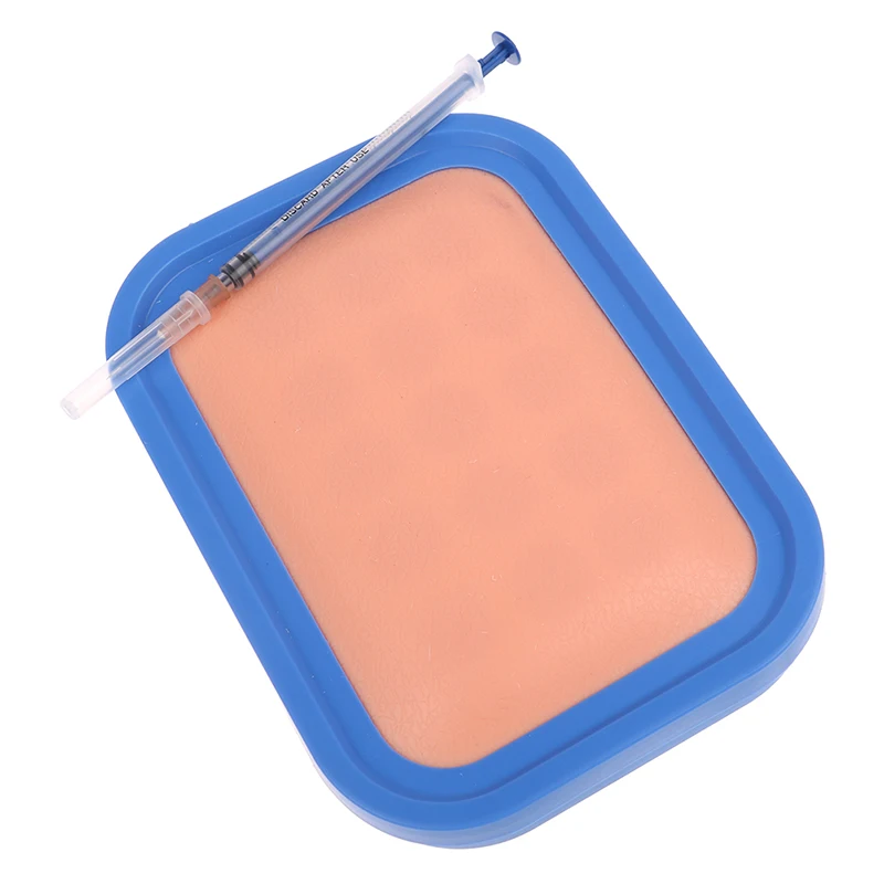 Nurses Learn Intravenous Venipuncture IV Injection Training Package Pad Silicone Wound Skin Suture Training Model