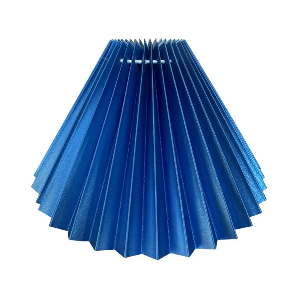 

Home Decoration Modern Pleated Lampshade Minimalist Retro Table Lamp Cover DIY Washable Chandelier Cover Bedroom Hotel