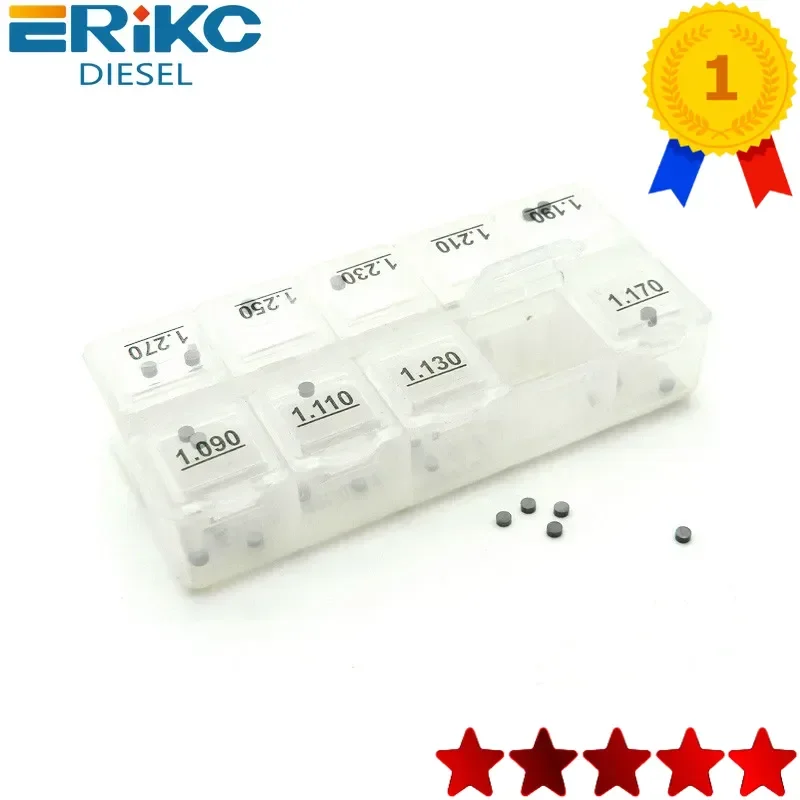 

50PCS ERIKC B16 Size 1.08-1.17mm Gaskets Fuel Injector Nozzle Valve Washer Injector Body Spacer Adjusting Shims for120 Series