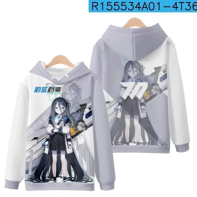 Anime Blue Archive Takanashi Hoshino Sweatshirt 3d Printed Autumn Winter Kids men women Fashion Hoodie Harajuku Unisex Hoodies