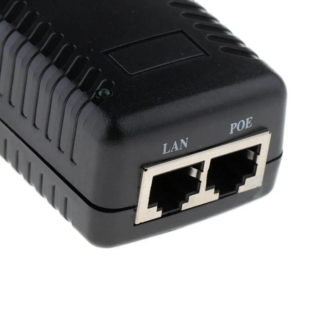 Adaptador de fonte de alimentação Ethernet do injetor LAN 48V0.5A POE para câmera IP