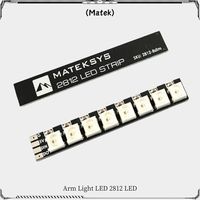 MATEKSYS Matek ARM Light LED 2812 STRIP SLIM MATEK 2812 led strip 57*8mm Board for FPV LED Drone ARM Light