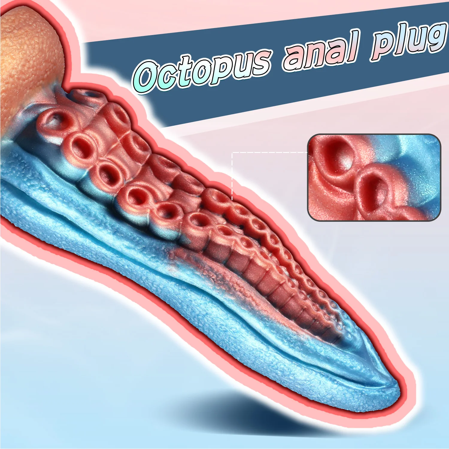 

Realistic Octopus Tentacle Dildos Monster Penis Silicone Anal Plug With Suction Cup Sensitive G-Spot Anal Sex Toy Fors Men Women