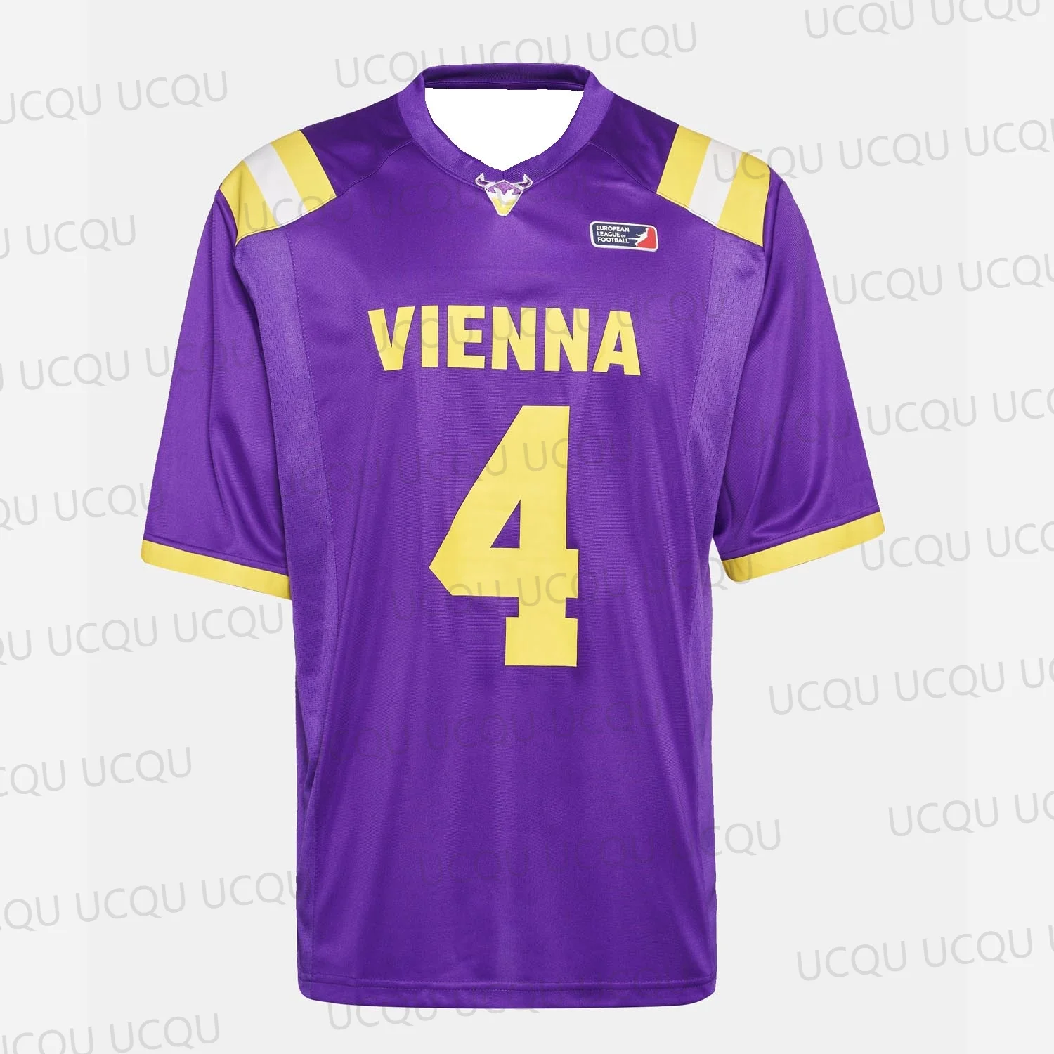 فيينا الفايكنج كرة القدم الأمريكية جيرسي 2025 حجم كامل مريح فضفاض صالح ملابس رياضية الرجال الكبار الشارع الشهير مروحة هدية