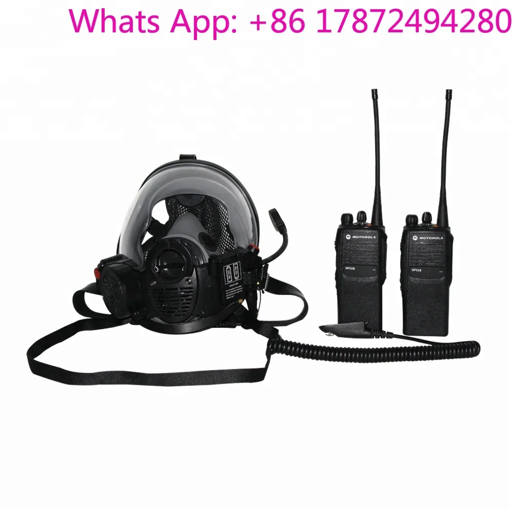 Communication Mask for Radio & Talk-Around Use, Compatible with Air Breathing Apparatus