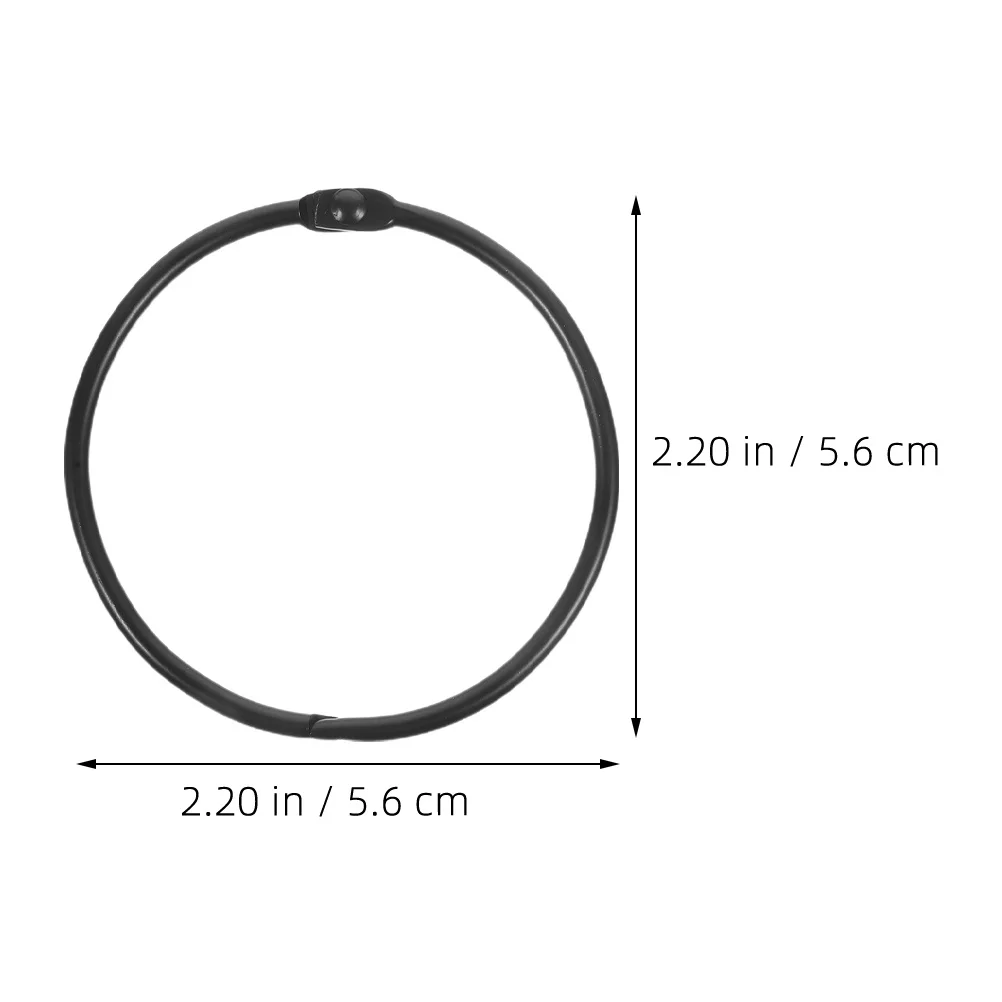 

20Pcs Shower Curtain Hangers Metal Buckle Rings for Curtain Rod Strong Hold No Sagging Ideal for Home Bathroom Use