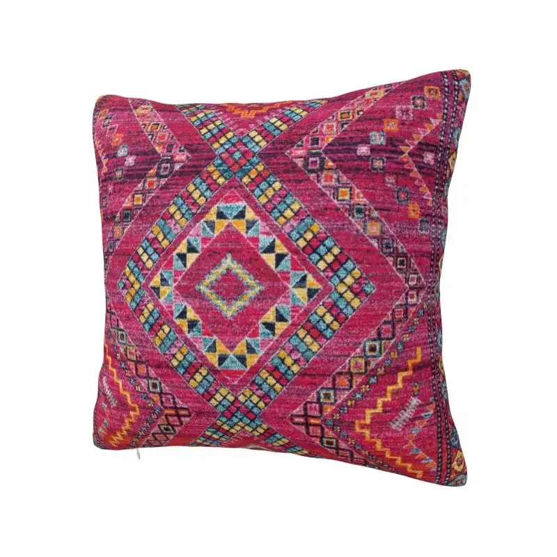 Vintage Pink Oriental Bohemian Moroccan Artwork Luxury Throw Pillow Cover Decoration Bohemian Cushions for Sofa