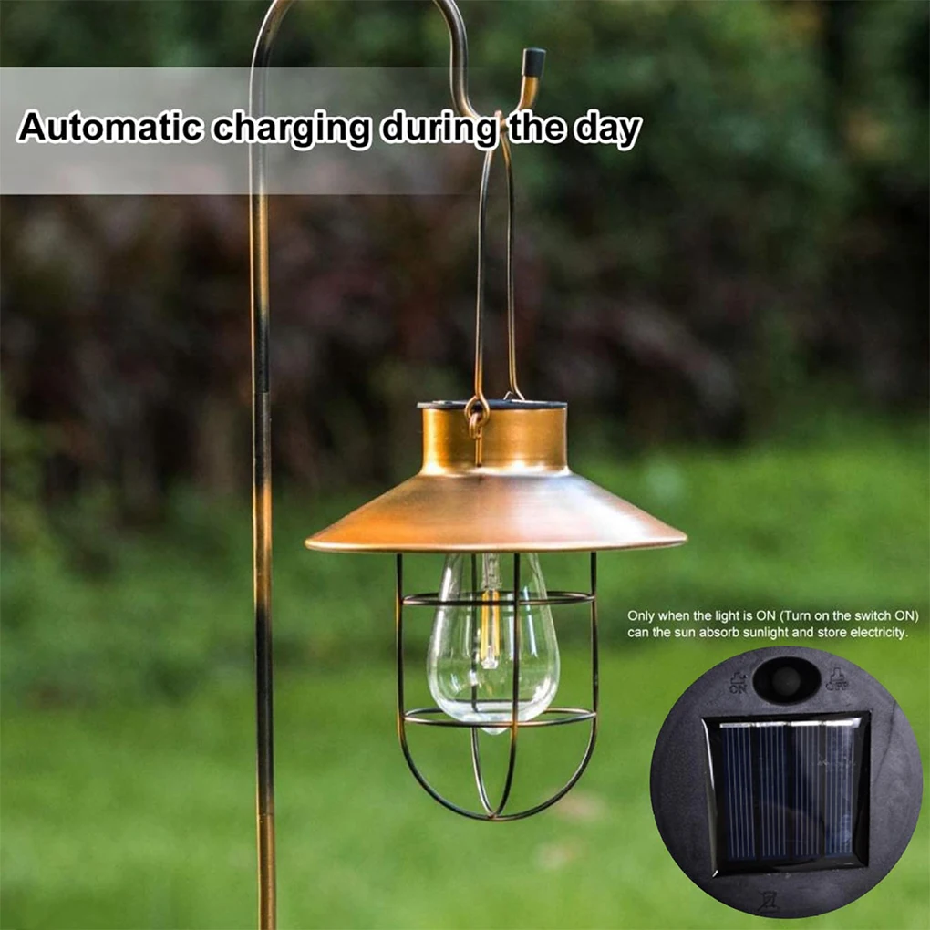 2 buah Bohlam G40 Pengganti Lampu Luar Ruangan Tenaga Surya Dengan LED Putih Hangat Lampu Tenaga Surya