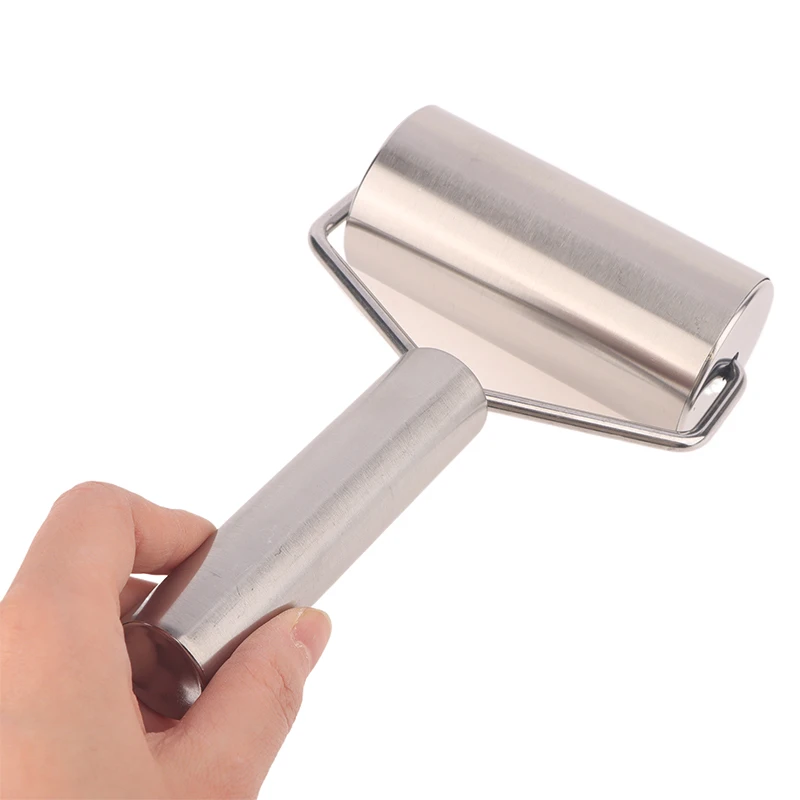 Single/Double Head Stainless Steel Rolling Pin Non-stick Dough Pastry Roller Kitchen Dumplings Machine Noodles Pizza Pies Tools