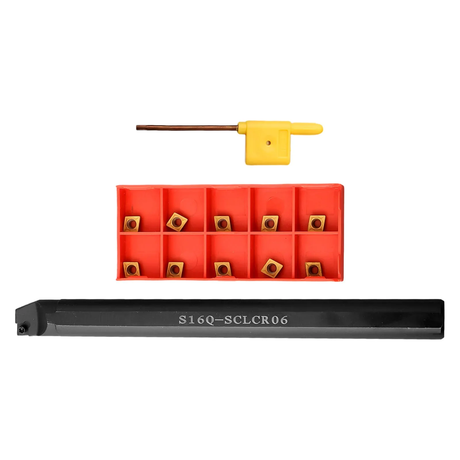 

High Quality Steel and Practical Design Boring Bar Turn Tool with CCMT060204 Carbide Insert and S16Q SCLCR06 Holder