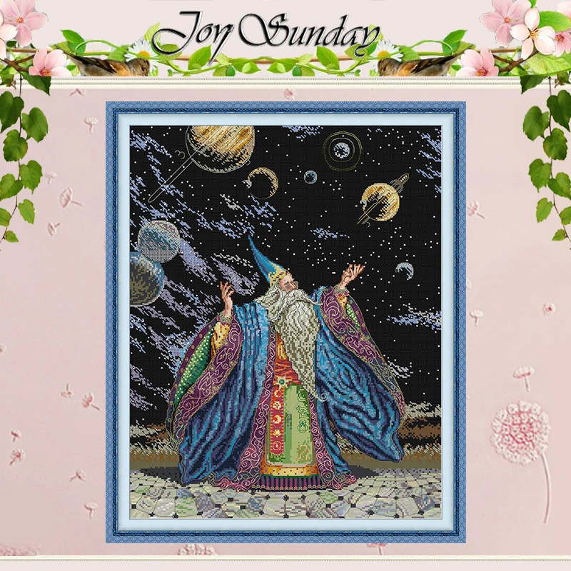 

Wizard Patterns Counted Cross Stitch Set DIY 11CT 14CT 16CT Stamped DMC Cross-stitch Kit Embroidery Needlework Home Decor Crafts