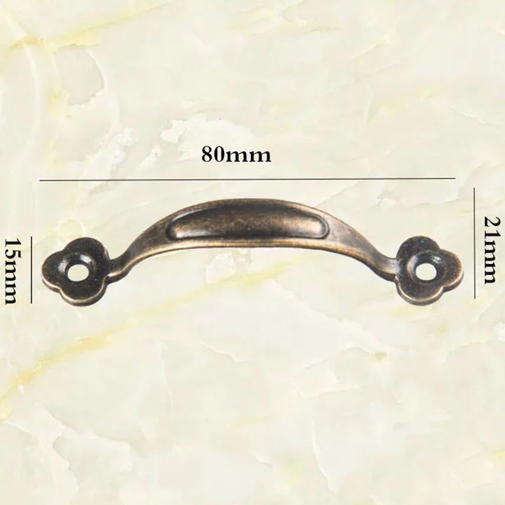 

12 Pcs Cabinet Pulls Drawer H les Knobs Vintage European Style Cabinets Pull Home Drawers Pulls Furniture Hardware