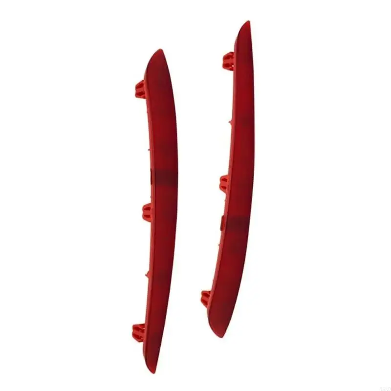 1 زوج من المصد الخلفي تقليم شرائح عاكس استبدال غطاء العاكس العاكس الملحقات السيارات 63147388765