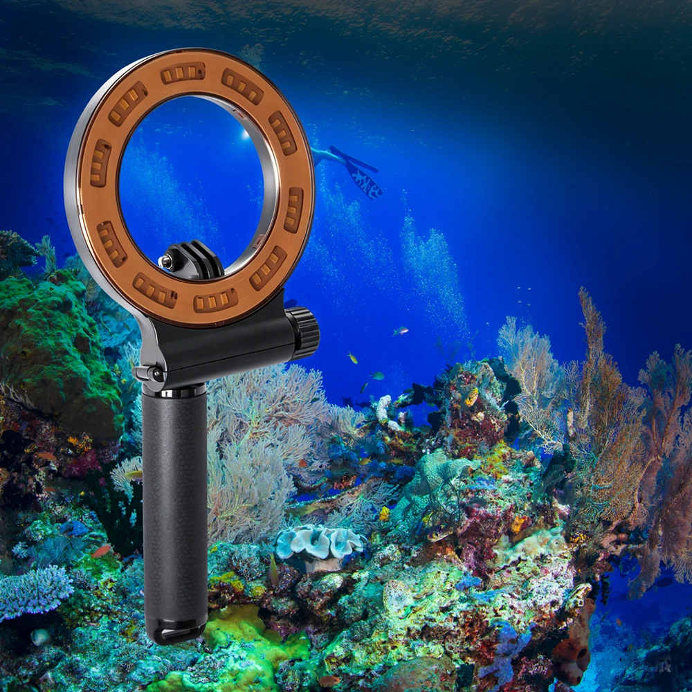 

Seafrogs Arm handle with buoyancy arm Without battery For Dji Insta Gopro xiaoyi Sports DV camera panoramic camera 40 m