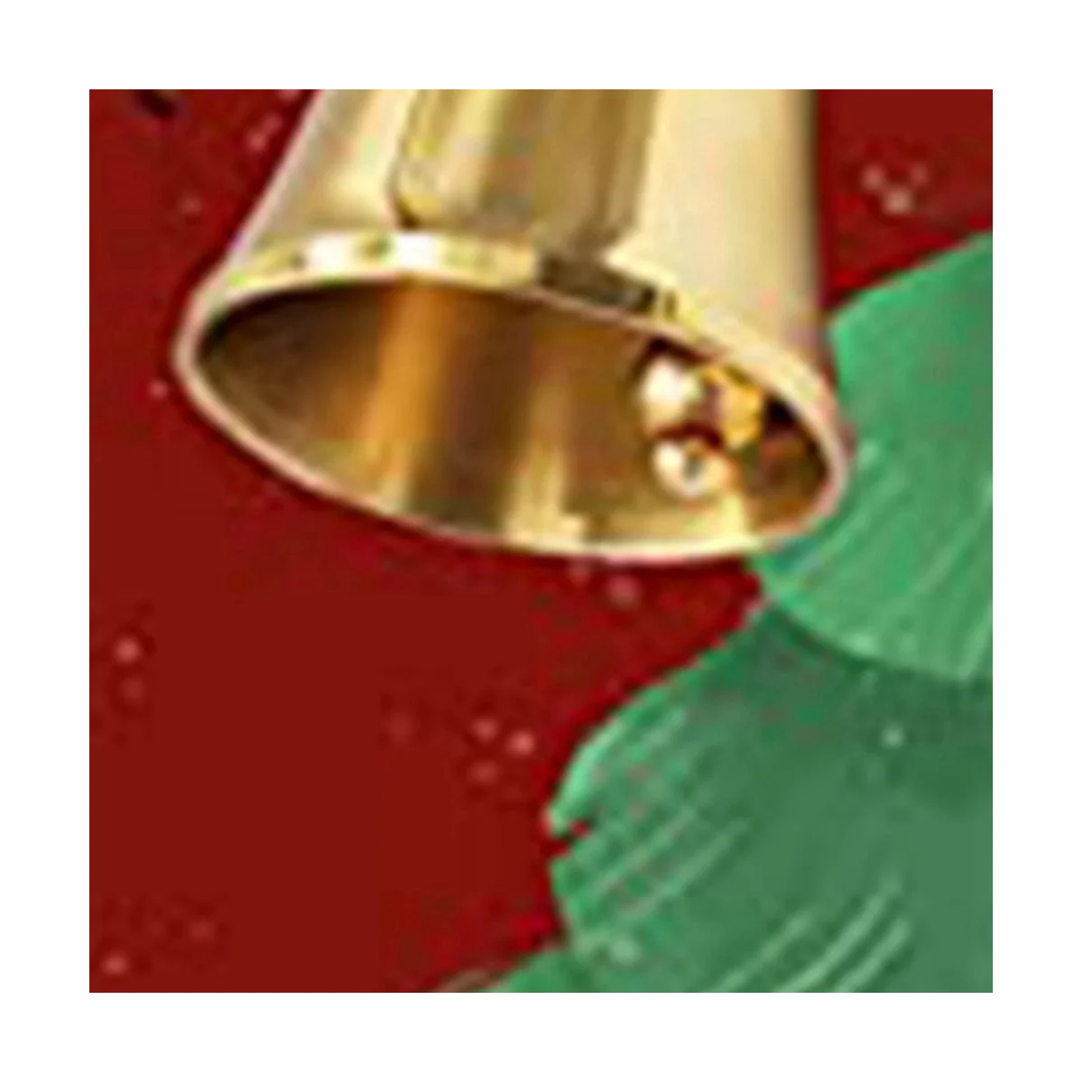 Super Loud Hand Barking Bell, Solid Brass Dinner Bell Service Bell Pet Training Bell Jingle Bell, Gold