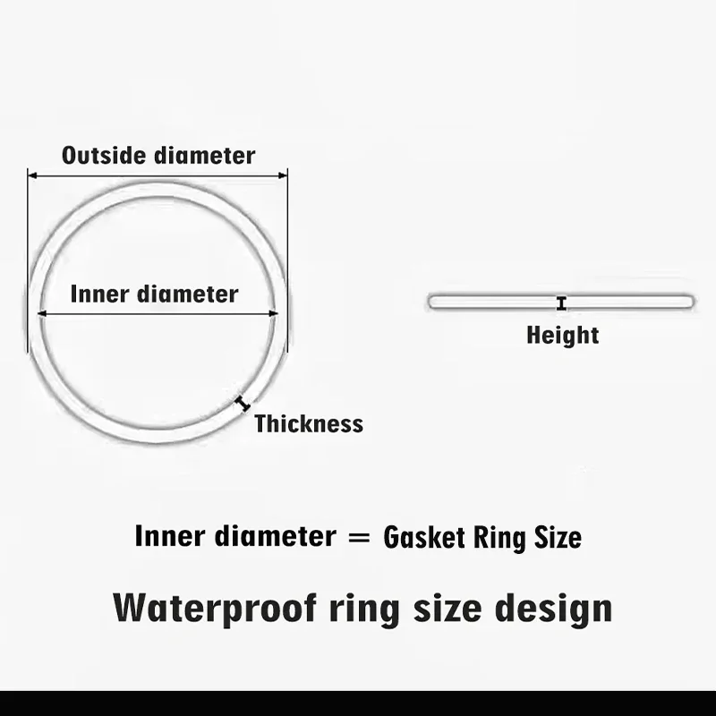 1/2/5 шт. прокладочное кольцо для часов, водонепроницаемая прокладка, подходит для корпуса часов Tissot, задняя крышка, диаметр 25-42 мм, T035 Couturier 1853, часть кольца корпуса