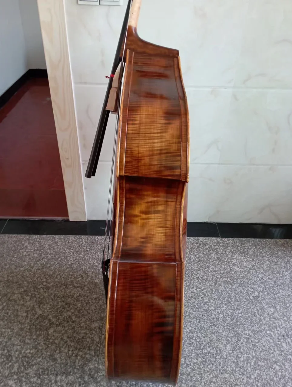 Professional High Grade Handmade Natural Flame Oil Varnish Double Bass 3/4