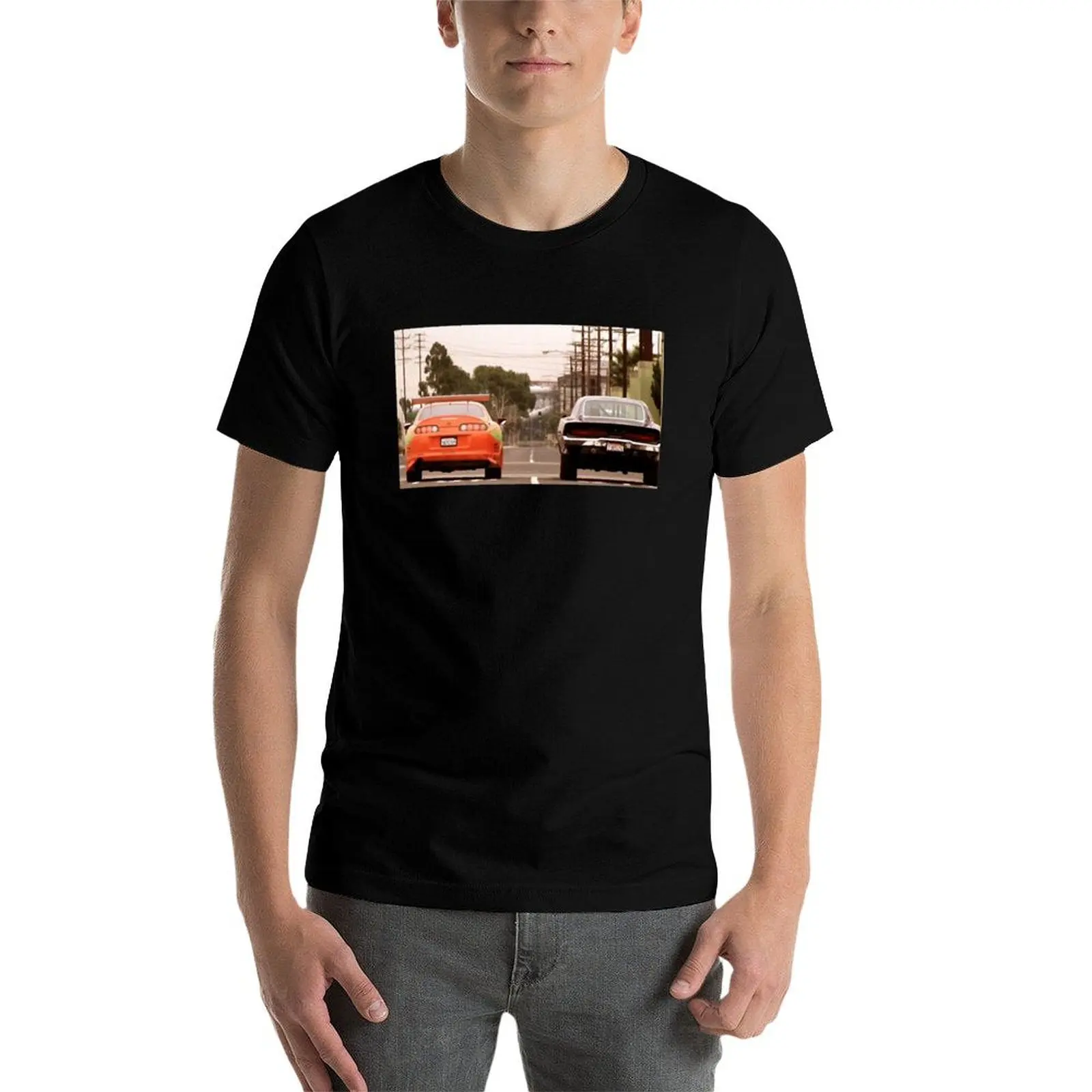 The Fast And The Furious last race T-Shirt funny t shirts man T-Shirt - view 4