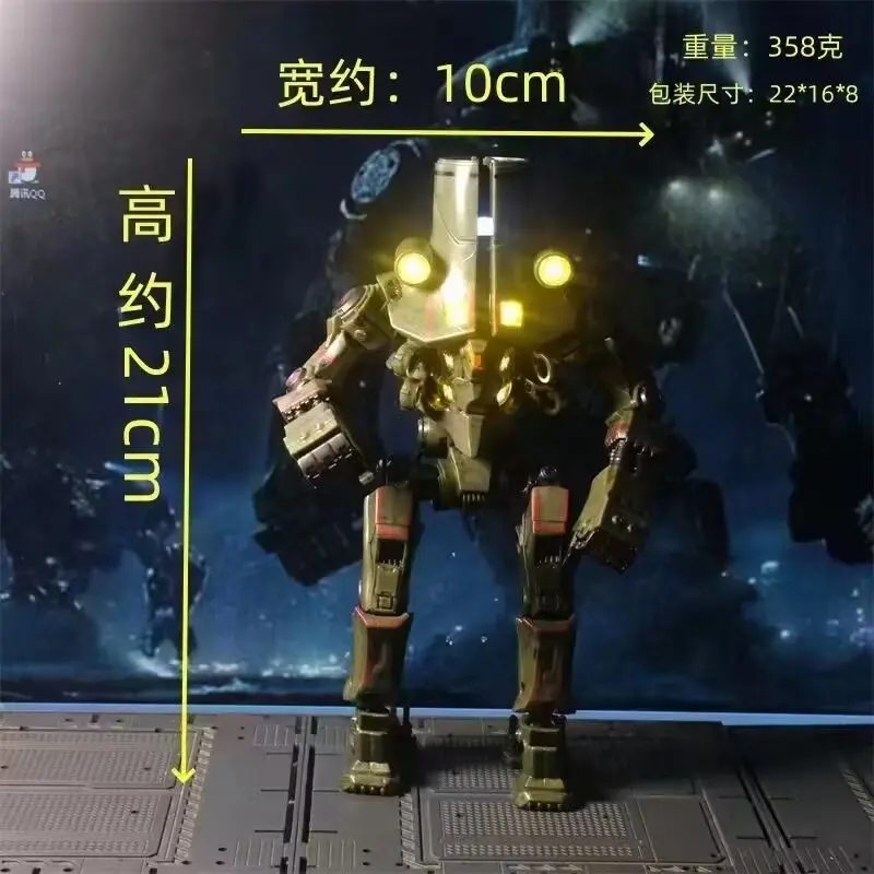 Pacific Rim Luminous Version Cherno Alpha Pvc Material Boxed Luxury Edition Figurine Movable Model Desktop Ornament Kid Toy Gift