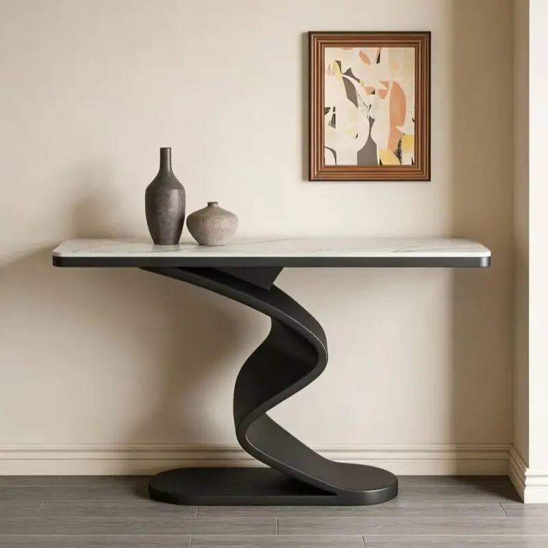 Italian Modern Entryways Console Table Luxury Nordic Vintage European Console Table Tavolo Soggiorno Living Room Furniture