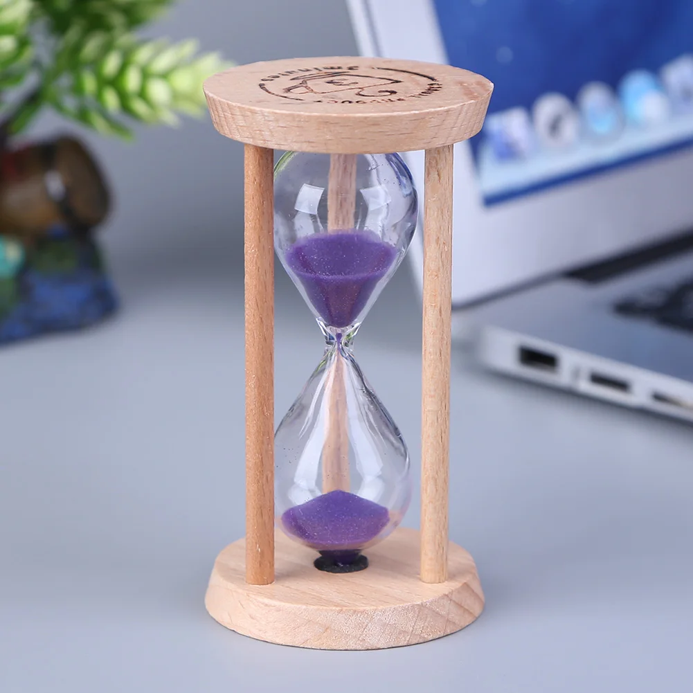 Wooden Sand Clock 3 Minutes Hourglass Sandglass Toothbrush Timer Children Gift Crafts Sand Clock Hourglass Timer