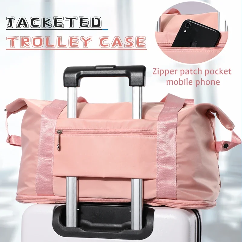 Disney Luggage Bag Portable Travel Bag Female Short Distance Large Capacity Student Travel Lovely Sports  Single Shoulder Bag