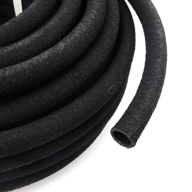 5m 4/8,12/16mm Perforated Water Pipe Rubber PE Black Hose Buried Underground Irregular Microporous Water Garden Irrigation Hose