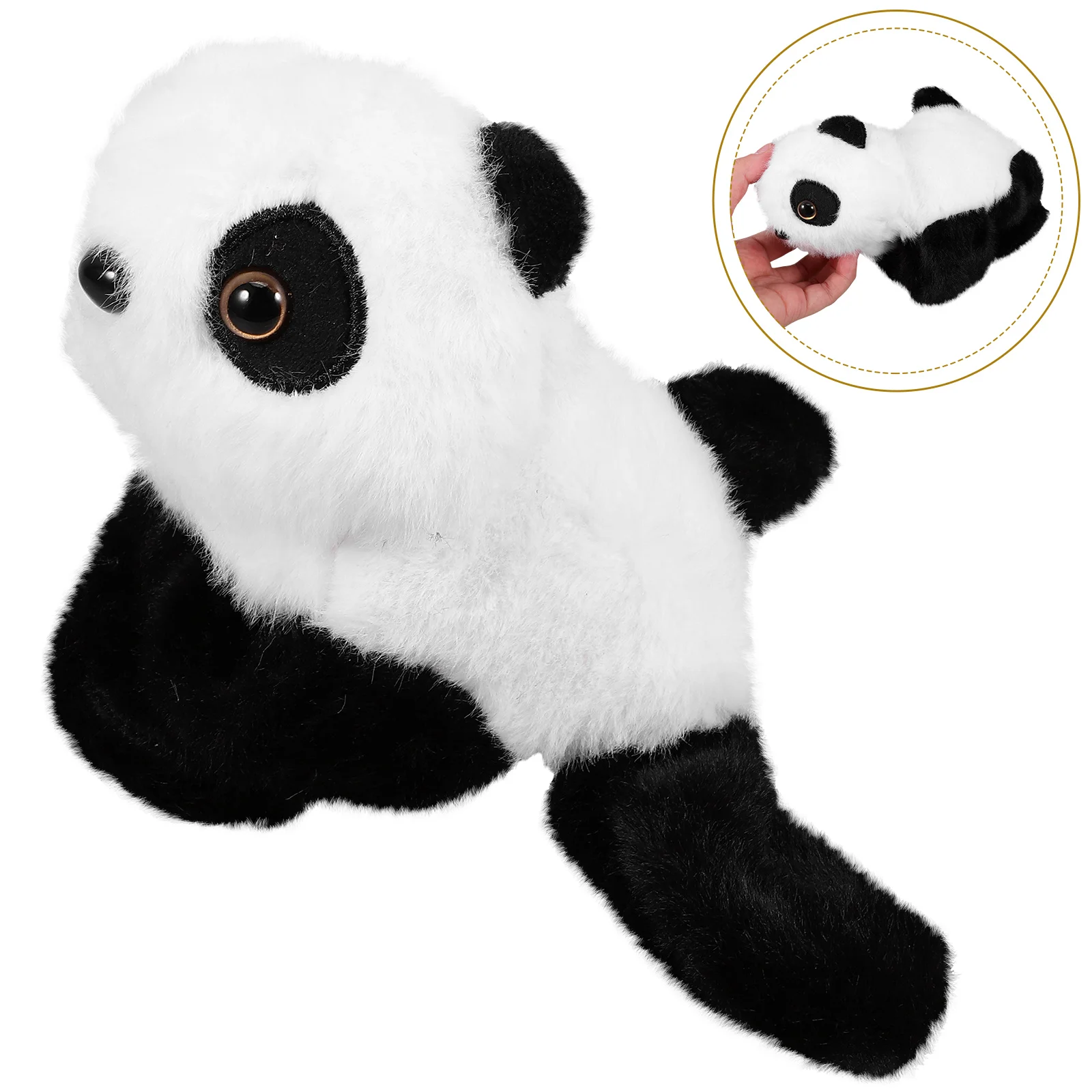 Plush Animal Hugger Slap Pulseira, Wrist Strap Bangle, Panda Pulseira para Criança