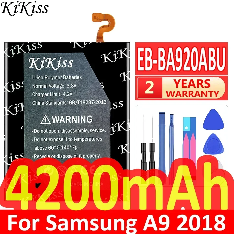 Battery 4200mAh EB-BA920ABU Mobile Phone Batteries For Samsung Galaxy A9 2018 version A9s A9 Star Pro SM-A920F A9200