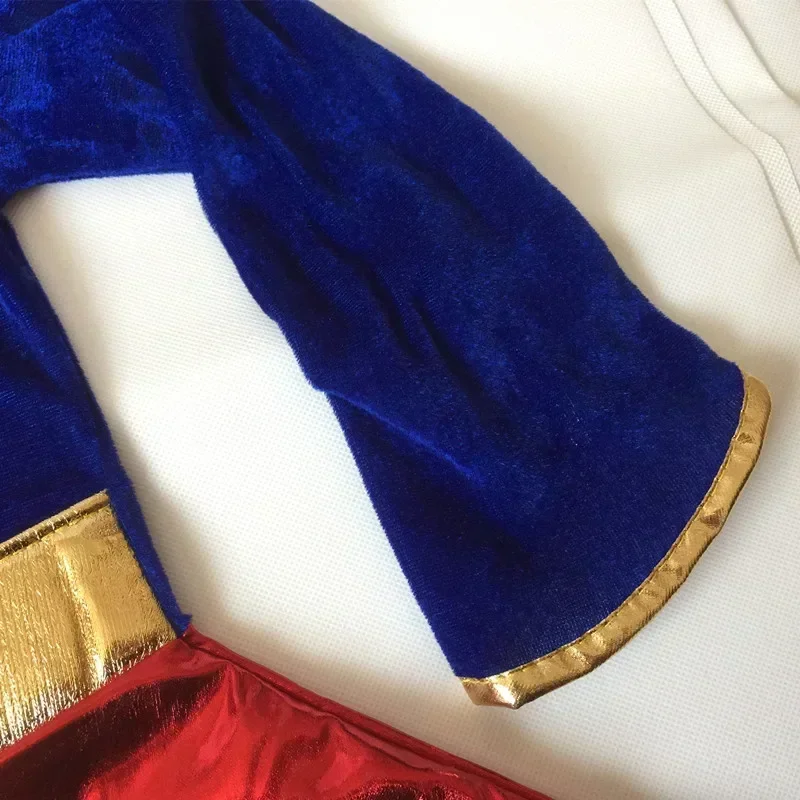 بطل السوبر تأثيري زي للفتيات ، بوريم كرنفال ، حفلة عيد ميلاد ، Supergirl ، اللباس الهوى