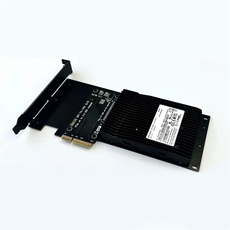

Лидер продаж Pcie 5.0 X4 к U.3 SSD Карта адаптера жесткого диска PCI Express Gen5.0 4X к U.3 SFF-TA-1001 Карта адаптера жесткого диска SSD