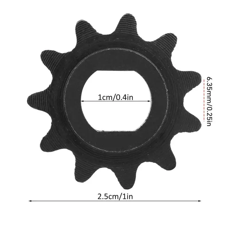 11 Teeth Sprocket 11T Tooth Motor Front Drive 25H Chain Sprocket H Holes 11 Teeth Steel Cycle 11t Sprocket For Kids Electric