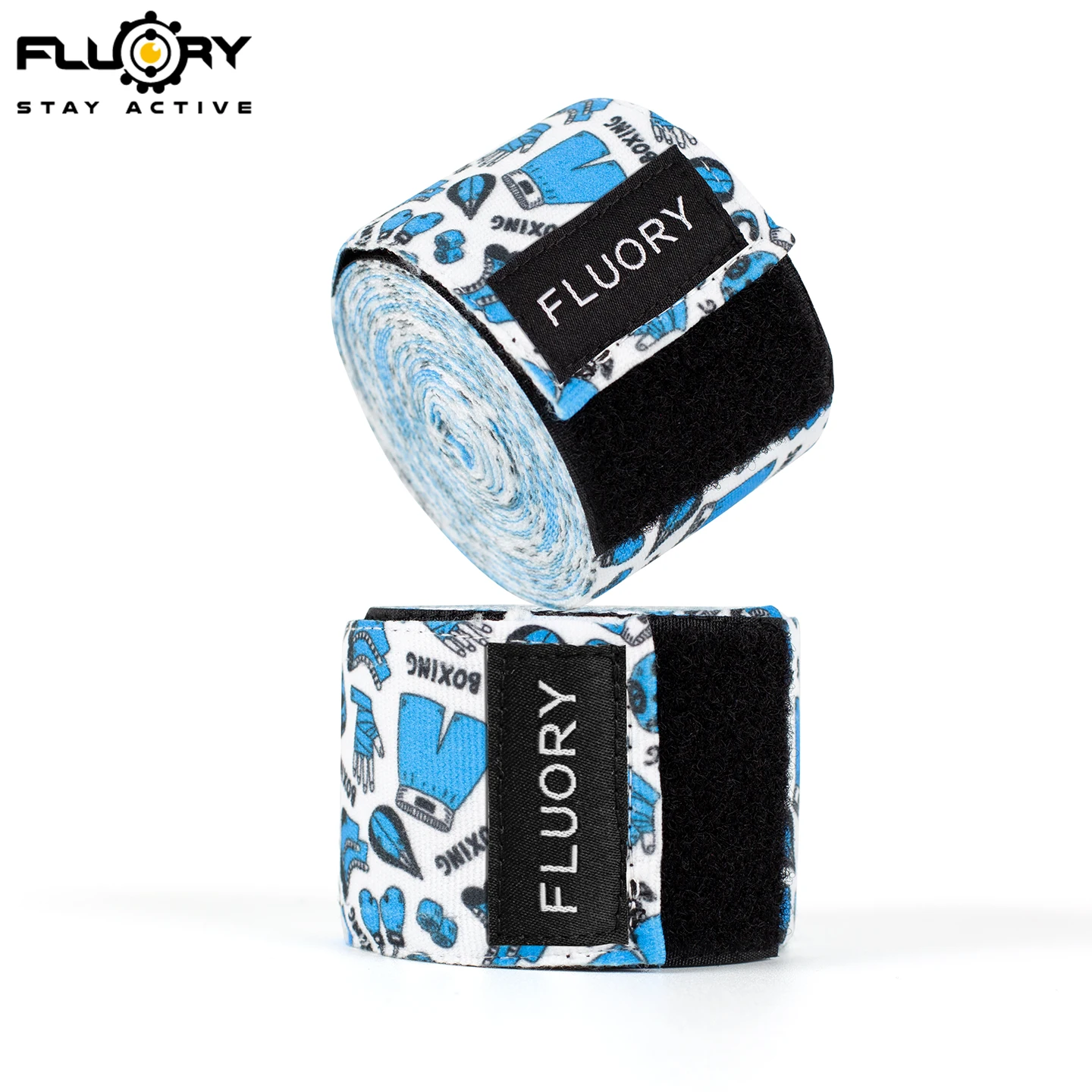 

LUORY new blue and pink patterned boxing strap for combat, hand binding, wrist protection, boxing strap, Muay Thai boxing strap