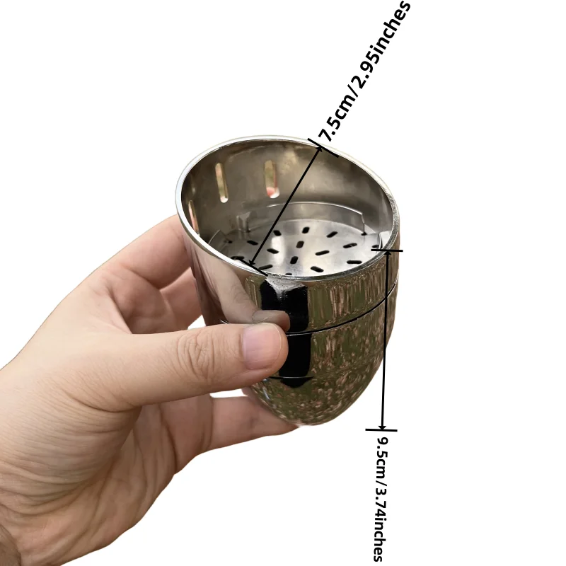 البيضاوي الشيشة مجموعة صحون كوب شكل سبائك الألومنيوم الشيشة الحرارة حارس Magement نظام حامل الفحم مع كليب