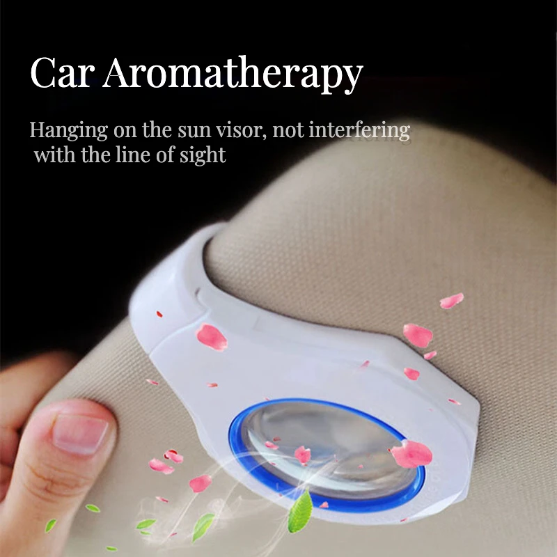 

Creative Car Sun Visor Perfume New Technique Breathable Film Car Fragrance Rich Aroma Essential Oil Deodoriza Car Air Freshener