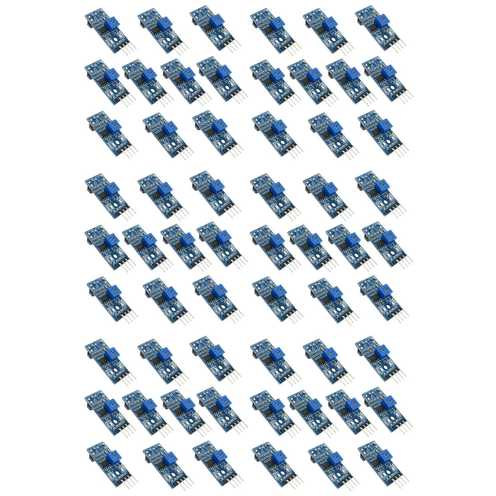 【RECOMENDAR】60PCS TCRT5000 Infrared Reflective Sensor Module IR Barrier Line Track Photoelectric Switch For Arduino Smart Car Ro